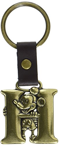Mickey Mouse Letter H Brass Key Chain by Disney von Disney