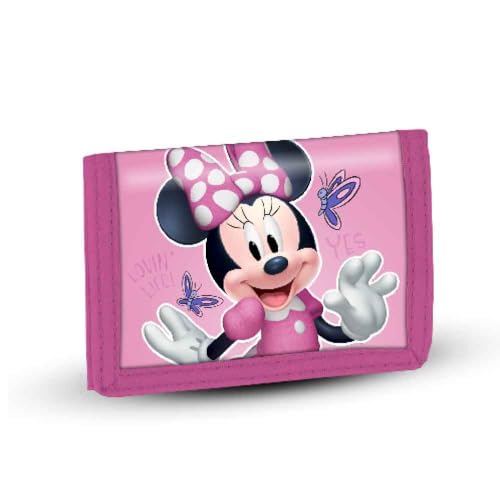 Disney Velcro Geldbörse Butterflies Pink Unisex Kids,Rosa,Einheitsgröße von Disney