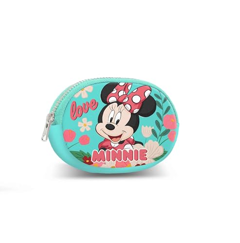 Disney Minnie Maus Garden Green-Pill Portemonnaie, Mehrfarbig, 12 x 8,5 cm von Disney