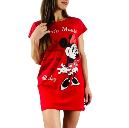 Minnie Mouse, Nachthemd, Damen, rot, 38 von Disney