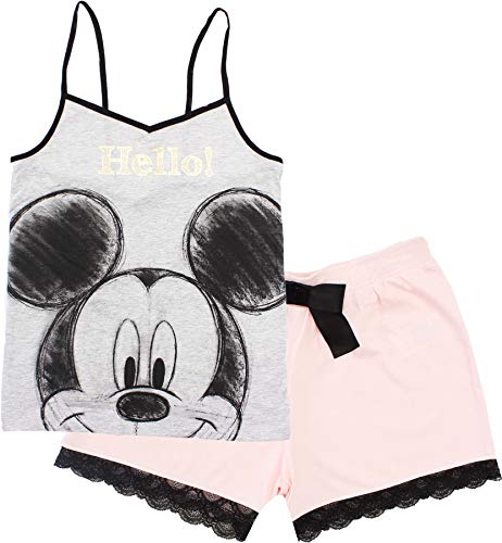 Minnie Mouse Damen Kurz Pyjama Schlafanzug von Disney