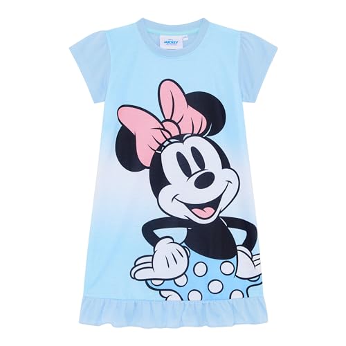 Minnie Mouse Mädchen-Nachthemd, Blau - 3-4 Jahre: 104cm von Disney