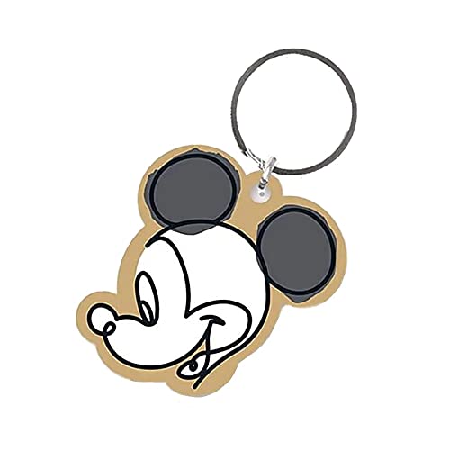 Pyramid International Disney Classic Mickey Mouse Schlüsselanhänger aus Gummi, mit Freihand-Motiv, multi von Disney