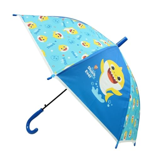 Regenschirm Baby Shark Jungen, blau, one Size, Klassisch von Disney