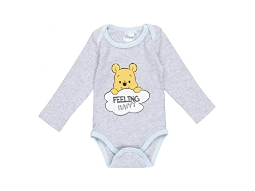 Disneybaby Winnie Pooh Babybody (grau, 68) von Disneybaby