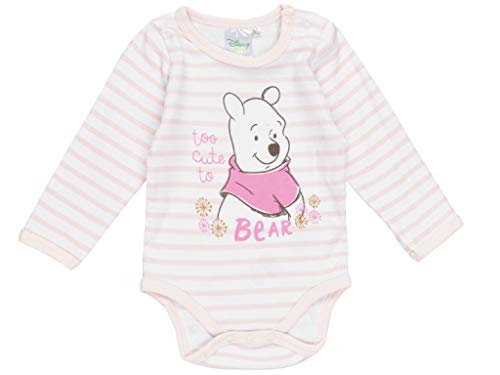 Disneybaby Winnie Pooh Mädchen Babybody (weiß, 68) von Disneybaby