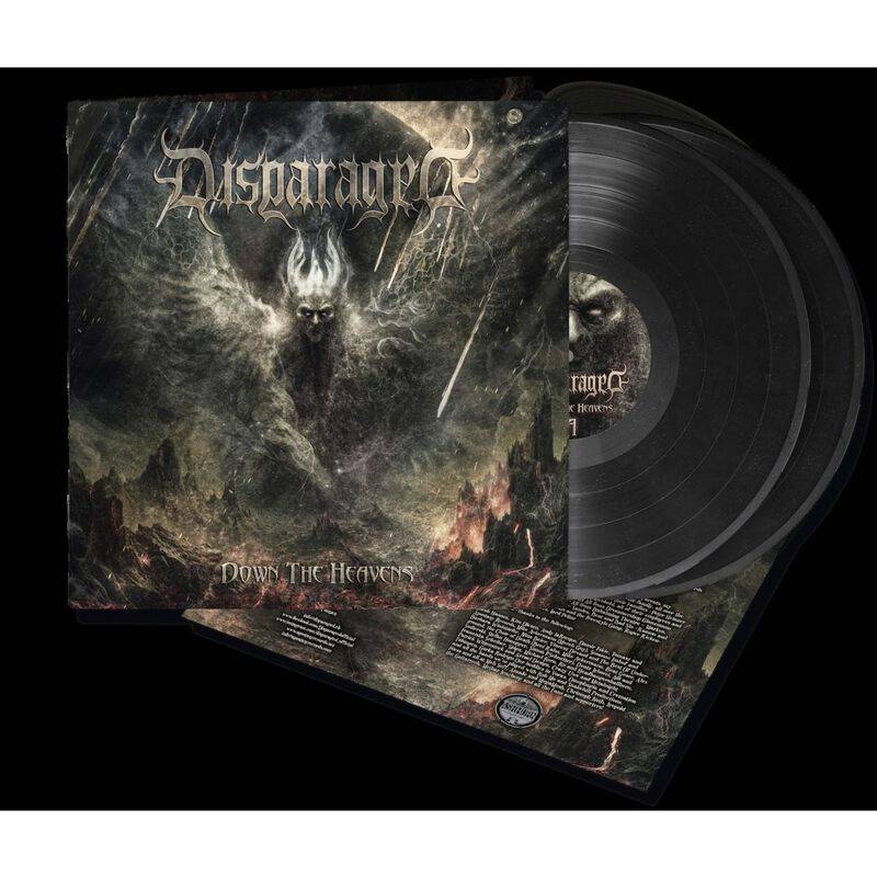 Disparaged Down the heavens LP multicolor von Disparaged