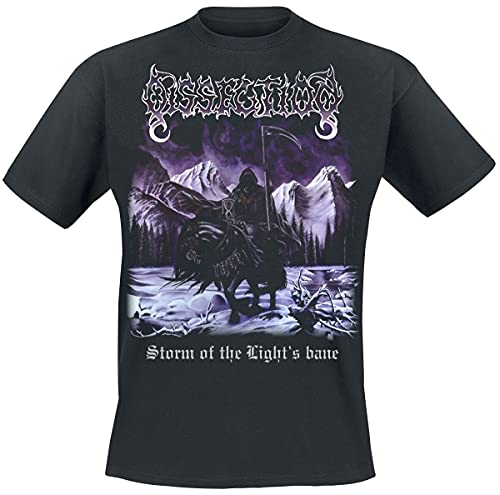 Dissection Storm of The Light's Bane Männer T-Shirt schwarz S 100% Baumwolle Band-Merch, Bands von Lupsty