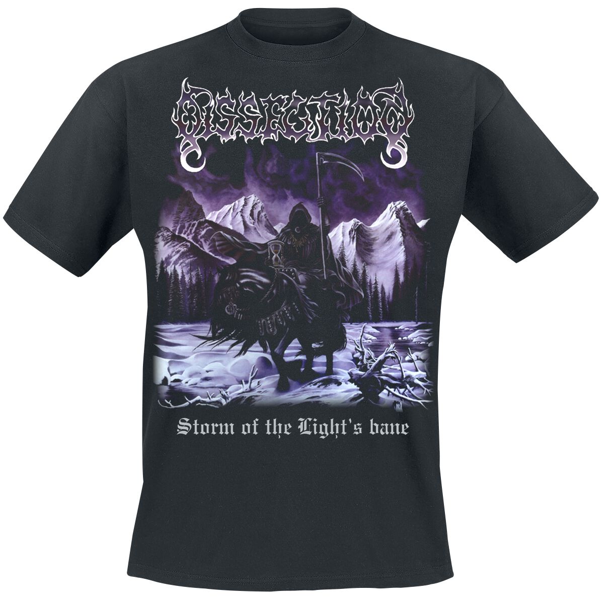 Dissection T-Shirt - Storm of the light's bane - S bis XXL - für Männer - Größe XL - schwarz  - Lizenziertes Merchandise! von Dissection