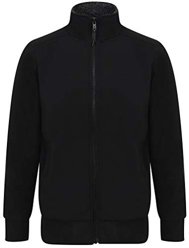 Percy Zip Through Hoodie In Jet Black - Dissident-M von Dissident