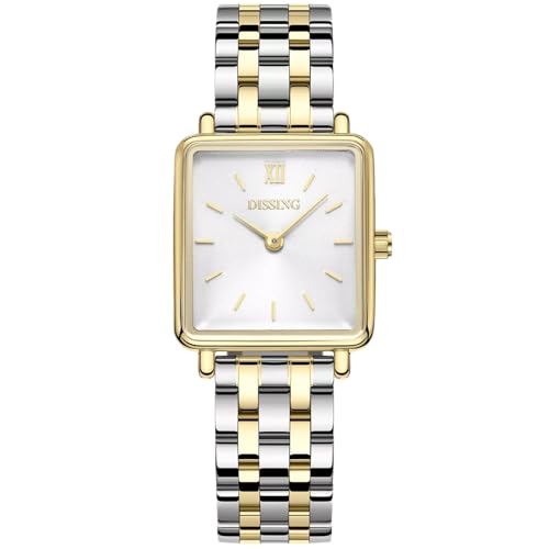 Dissing Handuhr – Armbanduhr Edelstahl 26mm – Quadratische Uhr im Retro-Stil – Uhren für den urbanen Alltag – Armbanduhren für mit Ecken & Kanten Dissing Handuhr – Armbanduhr Edelstahl 26mm – Quadratische Uhr im Retro-Stil – Uhren für den urbanen Alltag – Armbanduhren für mit Ecken & Kanten von Dissing Watches