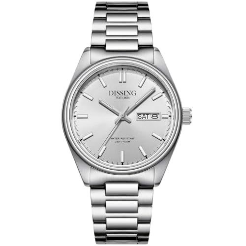Dissing Handuhr – Armbanduhr Edelstahl 39mm – Zeitlose Uhr für jeden Anlass – Uhren mit klarer Form – Armbanduhren für mit Charakter von Dissing Watches