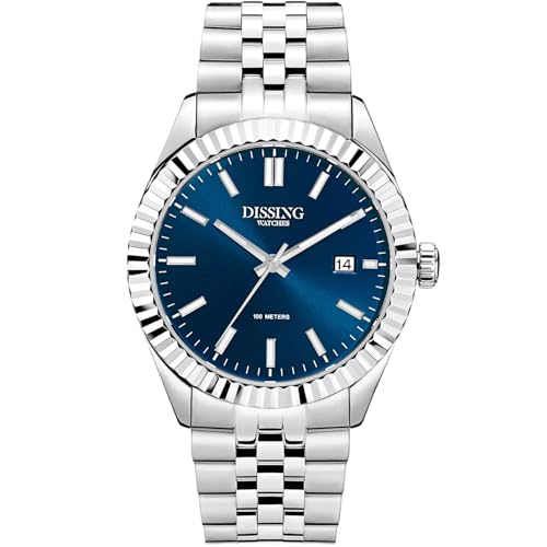 Dissing Handuhr – Armbanduhr Edelstahl 41mm – Robuste Uhr für den Alltag – Uhren mit Datumsfunktion – Armbanduhren für mit Klarheit Dissing Handuhr – Armbanduhr Edelstahl 41mm – Robuste Uhr für den Alltag – Uhren mit Datumsfunktion – Armbanduhren für mit Klarheit von Dissing Watches