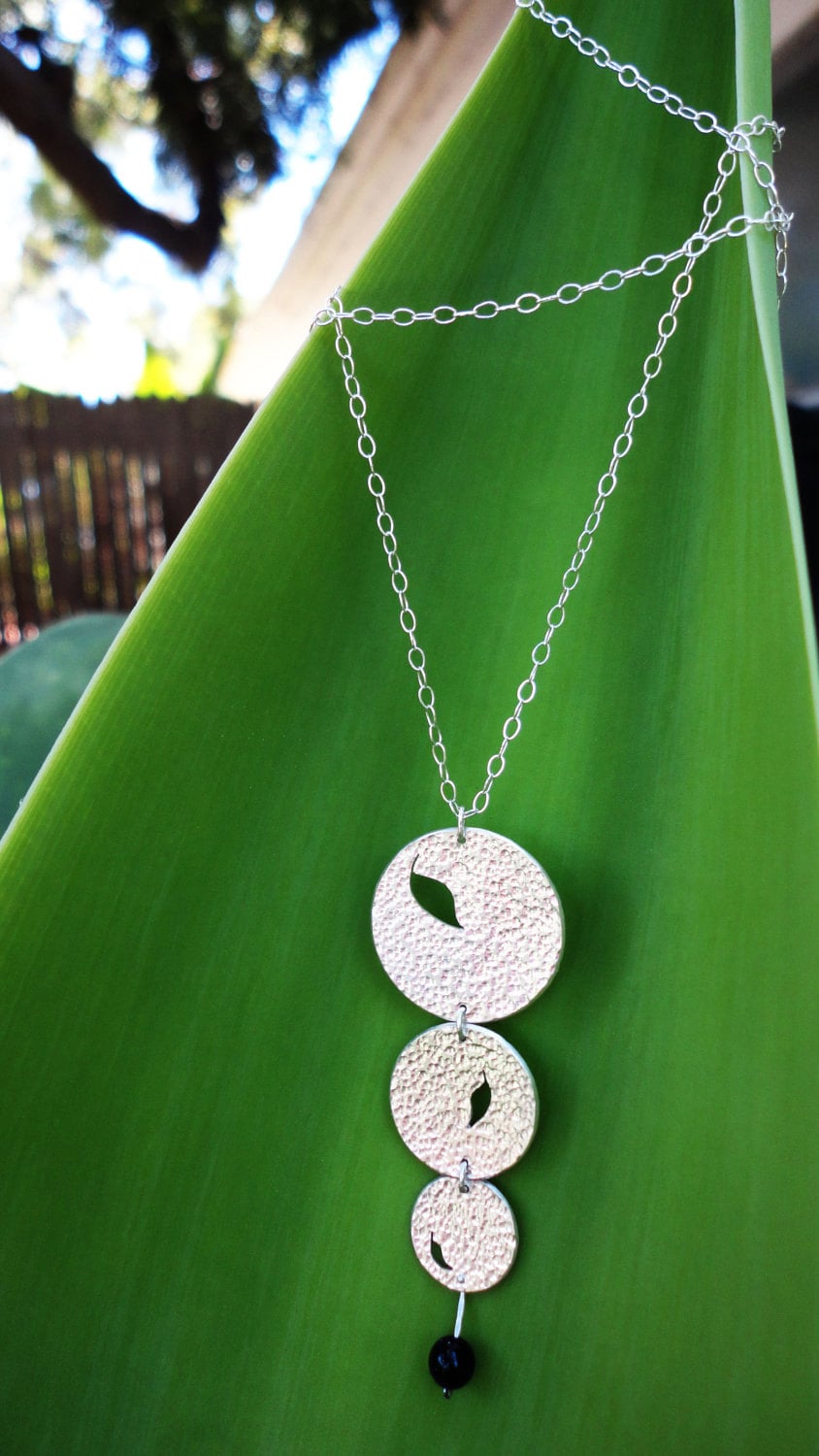 Handgefertigte Sterling Silber Halskette, Falling Leaves Silberkette Handgefertigte Sterling Silber Halskette, Falling Leaves Silberkette von DistantTheDawn