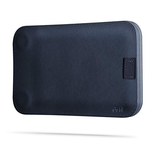 Distil Union Ferris ModWallet Kit (mit Leder-Abdeckungen, MoneyClip und 1 KeyMod), Marineblau, Geldscheinklammer von Distil Union