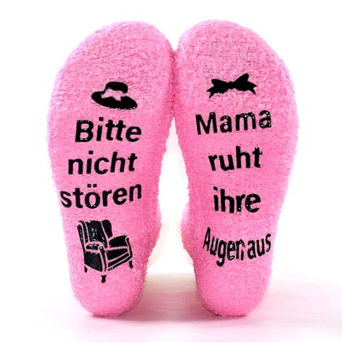 Mama Geschenk Socken Mit Spruch Bitte Nicht Stören Mama Ruht Ihre Augen Aus Kleine Lustige Geschenke Für Frauen Muttertagsgeschenk Für Mama Mutter Geschenk Muttertag Geburtstagsgeschenk Weihnachten von Distinct