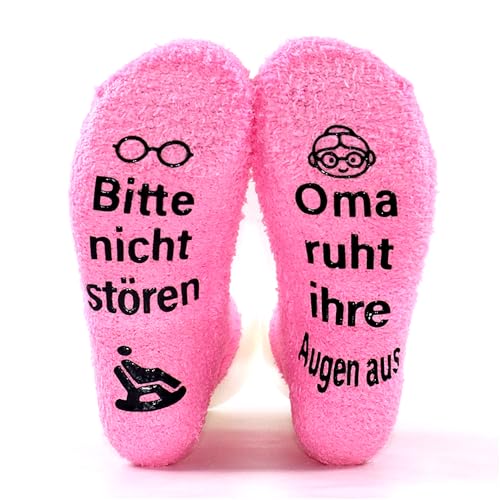 Muttertagsgeschenk Für Oma Geburtstag Frau Lustige Socken Mit Spruch Bitte Nicht Stören Oma Ruht Ihre Augen Aus Beste Mama Geschenk Geburtstagsgeschenk Für Frauen Muttertag Weihnachten Geschenke von Distinct