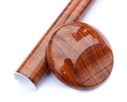 DSstyles Glossy Wrap Wood Grain Vinyl Wrap Car Sticker Wrap Roll Film Self Adhesive Skin - Brown A DSstyles Glossy Wrap Wood Grain Vinyl Wrap Car Sticker Wrap Roll Film Self Adhesive Skin - Brown A von Distinctive Style