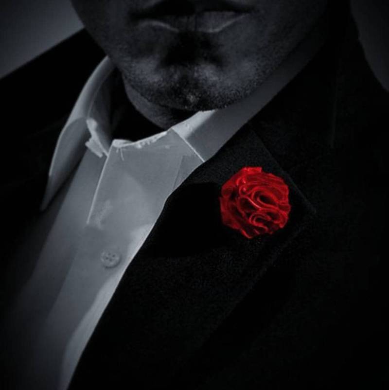 Herren Rose Reversblume Pin Reversnadel Blume von DistinguishGentleman