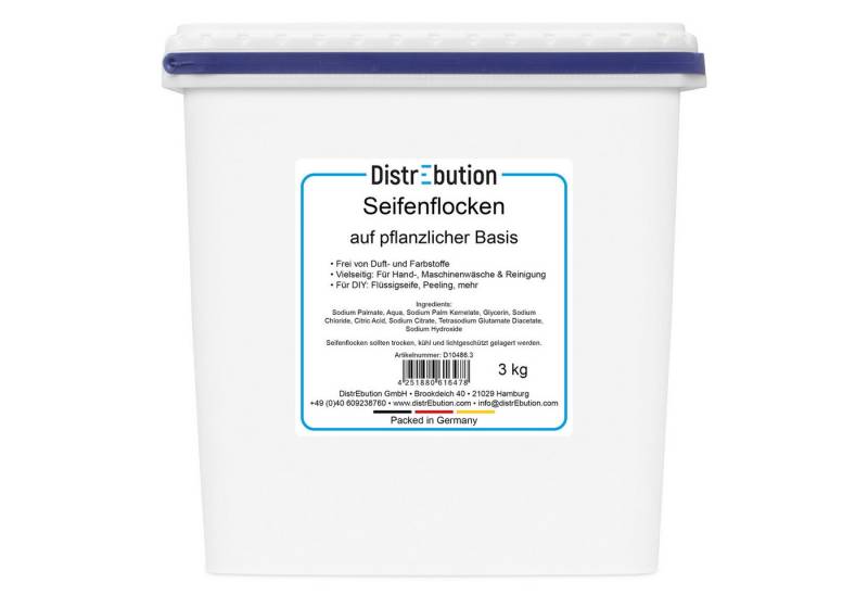 DistrEbution Handseife Seifenflocken, natürlicher Reiniger, rein pflanzlich von DistrEbution