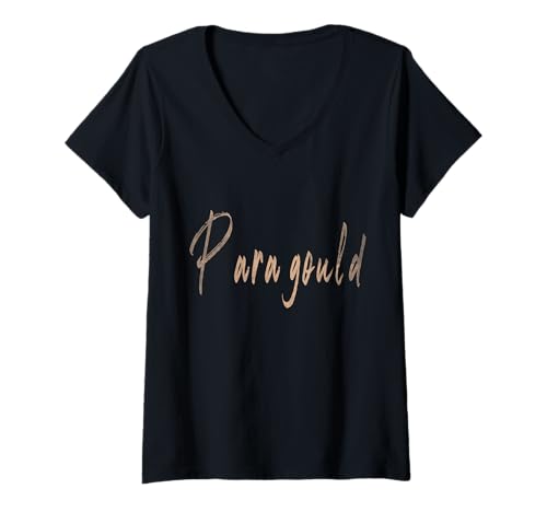 Damen Paragould Arkansas Vintage elegantes Design T-Shirt mit V-Ausschnitt von Distressed Arkansas designs