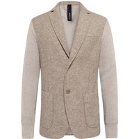 Distretto Hybrid-Blazer in Woll-Haptik mit Strickärmeln in 48 von Distretto