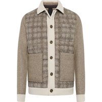 Distretto Hybrid-Wolljacke mit gestepptem Vorder- und Rückenteil in 50 von Distretto