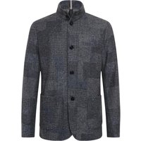 Distretto Softes Casual-Sakko mit Patchworkmuster und Stehkragen in 48 Distretto Softes Casual-Sakko mit Patchworkmuster und Stehkragen in 48 von Distretto