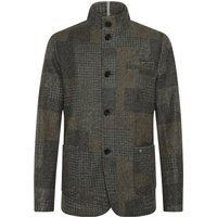Distretto Softes Casual-Sakko mit Patchworkmuster und Stehkragen in 54 Distretto Softes Casual-Sakko mit Patchworkmuster und Stehkragen in 54 von Distretto
