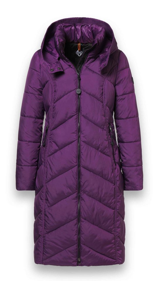 District Steppmantel Arosa (wasserabweisend) violett Damen von District