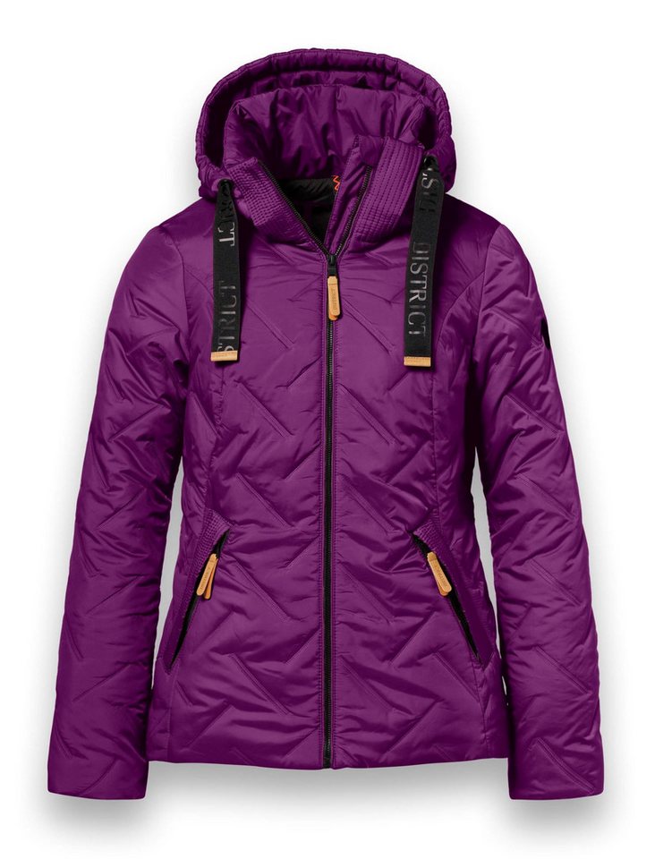District Winterjacke Frejus (mit Kapuze, winddicht, wasserabweisend) purple/violett Damen von District
