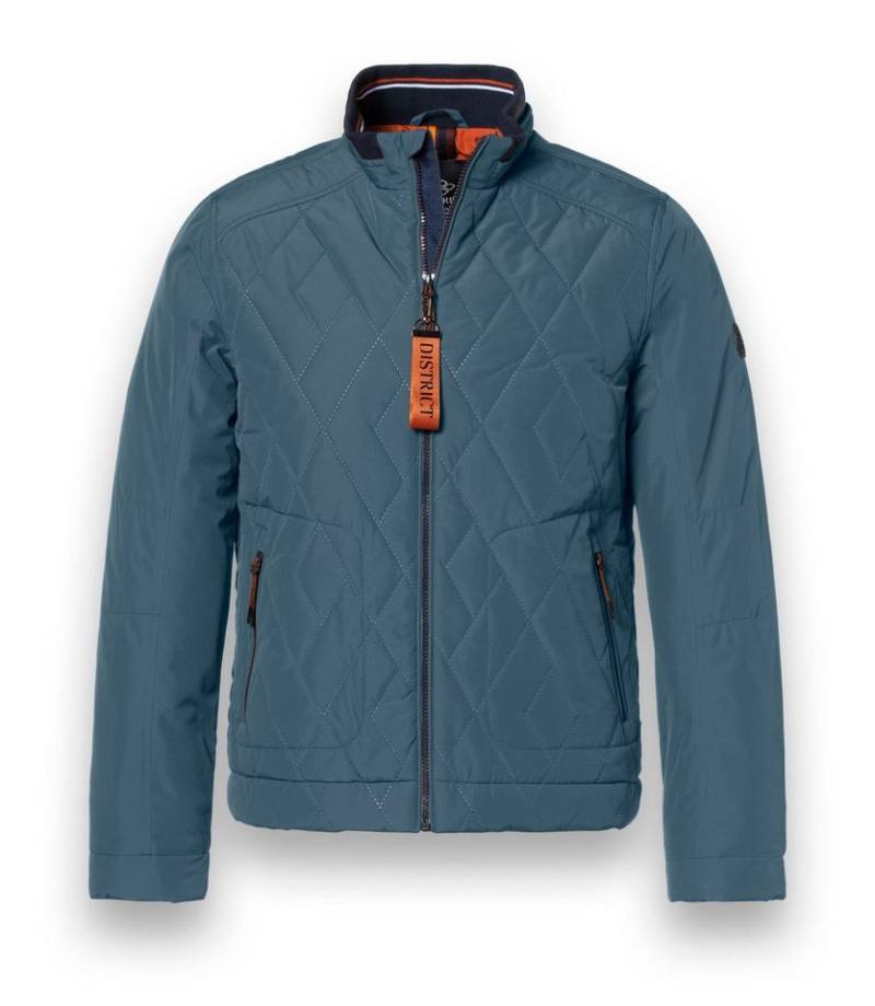 District Winterjacke Übergangsjacke Walker (wasserabweisend, warm) stahlblau Herren von District