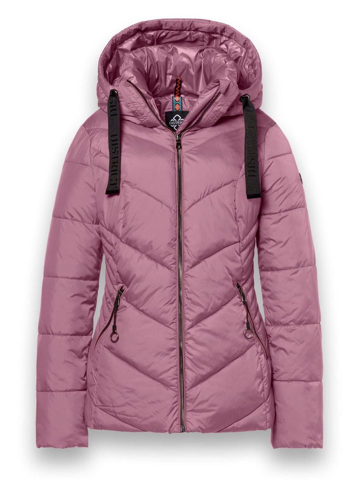 District Winterjacke Val Thorens (mit Kapuze, wasserabweisend) pink Damen von District