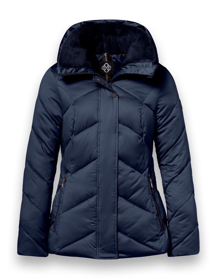 District Winterjacke Verbier (gefüttert, wasserabweisend) navyblau Damen von District