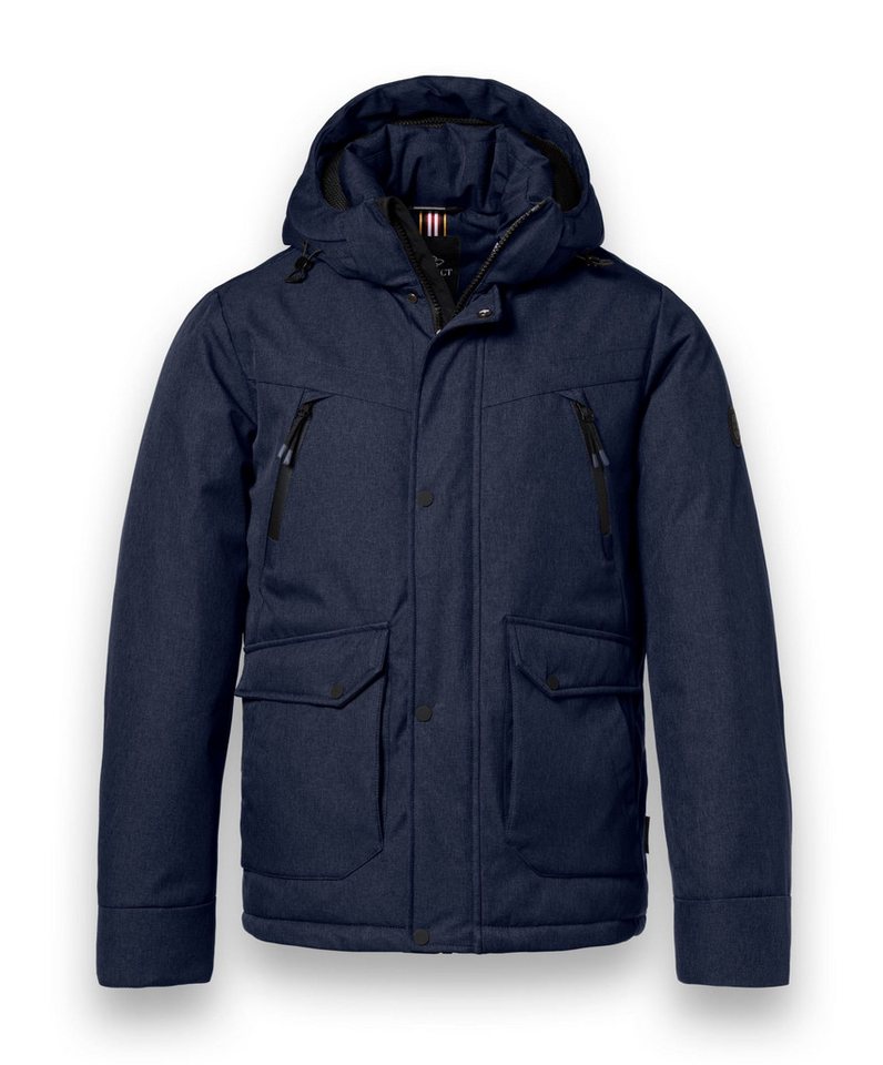 District Winterjacke Wasp mit Kapuze (winddicht, warm) navyblau Herren von District