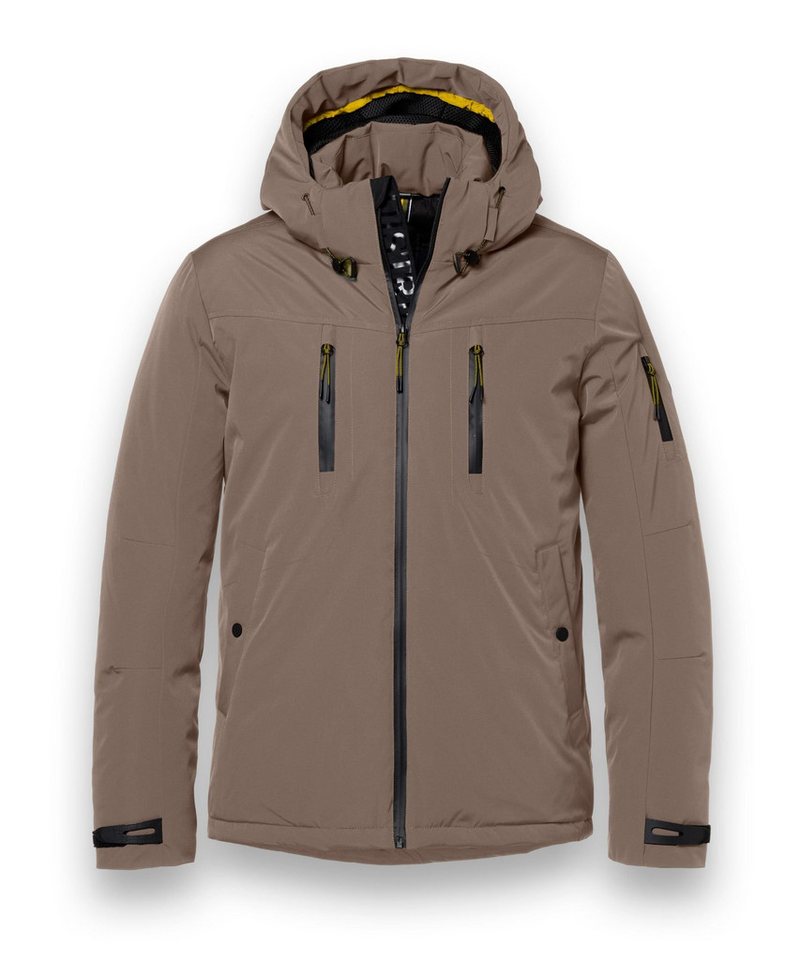 District Winterjacke Wedge mit Kapuze (warm, wasserabweisend) taupebraun Herren von District