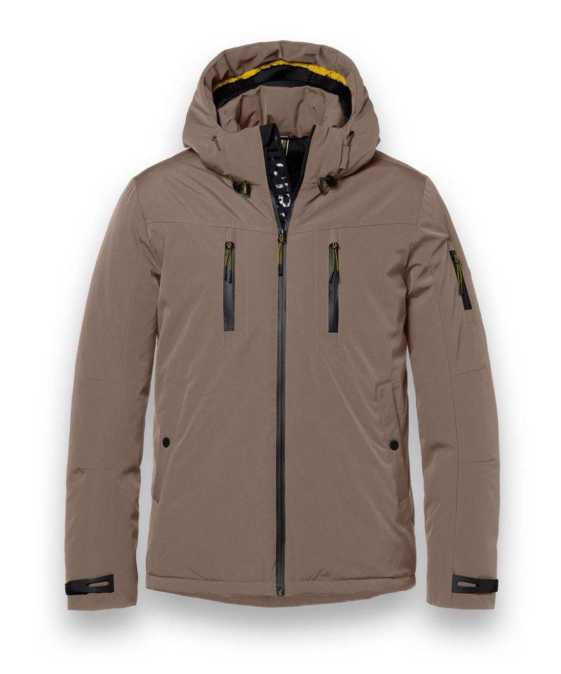 District Winterjacke Wedge mit Kapuze (warm, wasserabweisend) taupebraun Herren von District