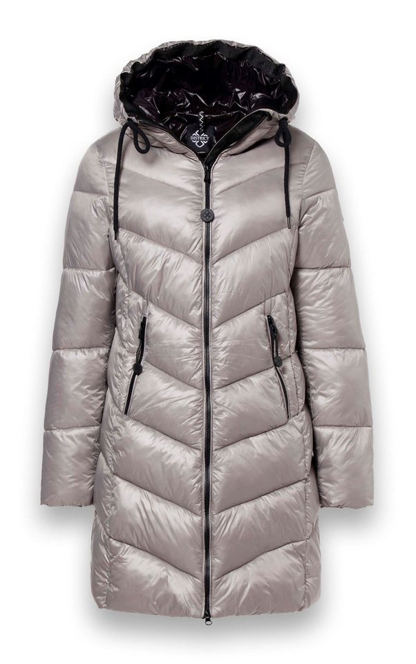 District Wintermantel Sapporo (mit Kapuze, wasserabweisend) hellrose Damen von District