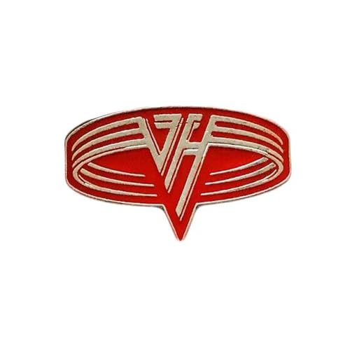Distrigeek Anstecknadel Van Halen Logo – Metall emailliert – Anstecker – für Damen und Herren – Hard Rock, Emaille, Ohne Schmucksteine von Distrigeek