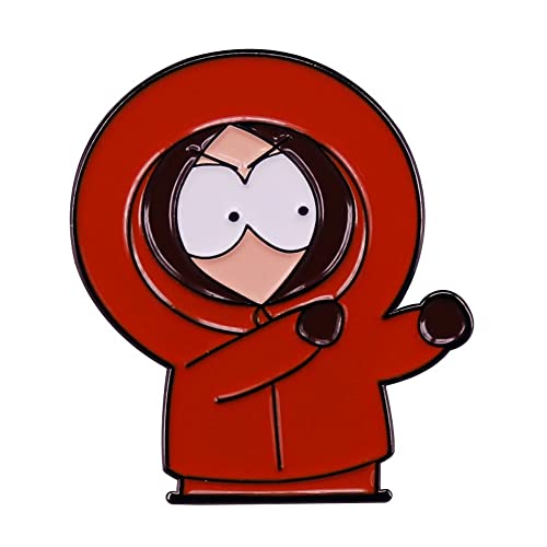 Distrigeek Brosche Kenny McCormick – Metall emailliert – für Damen und Herren – mehrfarbig – Geschenkidee Kollektion TV-Serie Animation, Einheitsgröße, Emaille, Ohne Schmucksteine von Distrigeek