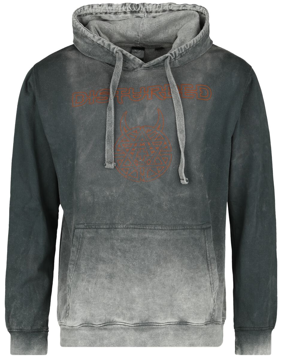 Disturbed Believe Flames Kapuzenpullover dunkelgrau in L von Disturbed