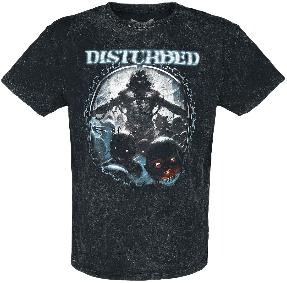 Disturbed Chains T-Shirt schwarz in XL Disturbed Chains T-Shirt schwarz in XL von Disturbed