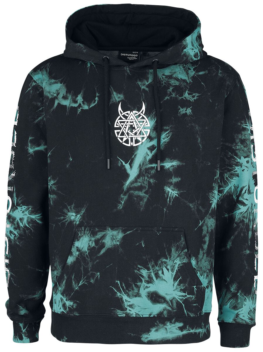 Disturbed EMP Signature Collection Kapuzenpullover türkis schwarz in L von Disturbed