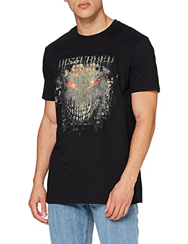 Disturbed Herren Feuer dahinter T-Shirt, Schwarz, L von Disturbed