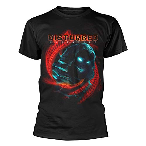 Disturbed Herren T-Shirt Schwarz Schwarz Large Gr. Large, Schwarz von Disturbed