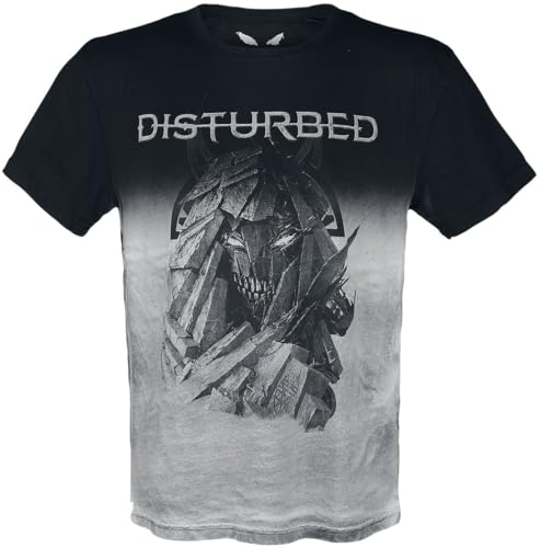 Disturbed Immortalized Männer T-Shirt grau M 100% Baumwolle Band-Merch, Bands von Disturbed