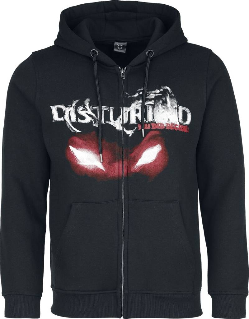 Disturbed Kapuzenjacke - Yep Your Sleeve - S bis XXL - für Männer - Größe S - schwarz  - Lizenziertes Merchandise! von Disturbed
