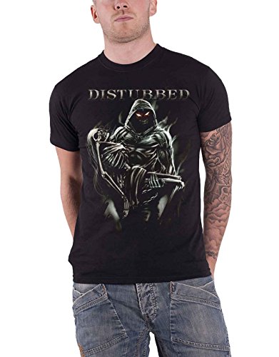 Disturbed T Shirt Lost Souls Band Logo Nue offiziell Herren Schwarz XL von Disturbed