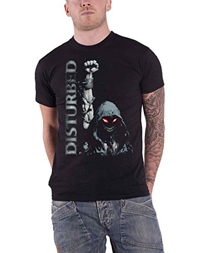 Disturbed T Shirt Up Yer Military Band Logo Nue offiziell Herren Schwarz M von Disturbed