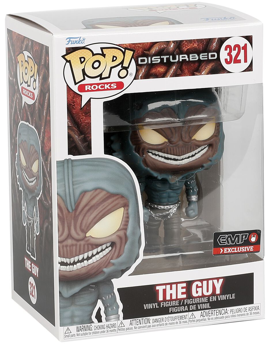 Disturbed - The Guy - Rocks! Vinyl Figur 321 - Funko Pop! Figur - Funko Shop Deutschland - Lizenziertes Merchandise! von Disturbed